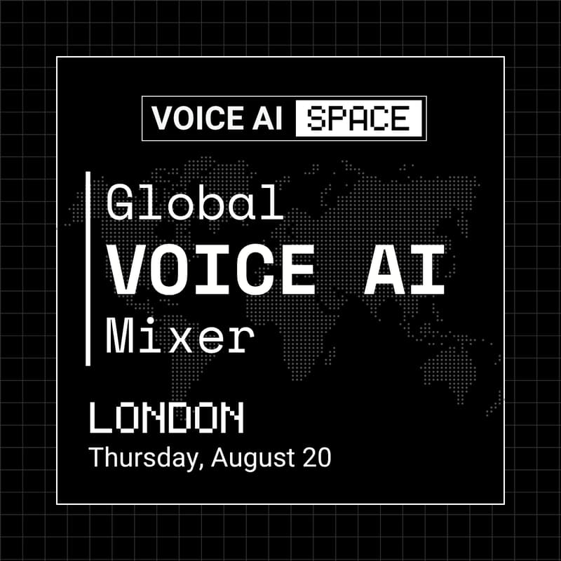 Cover Image for VOICE AI Community Mixer LONDON