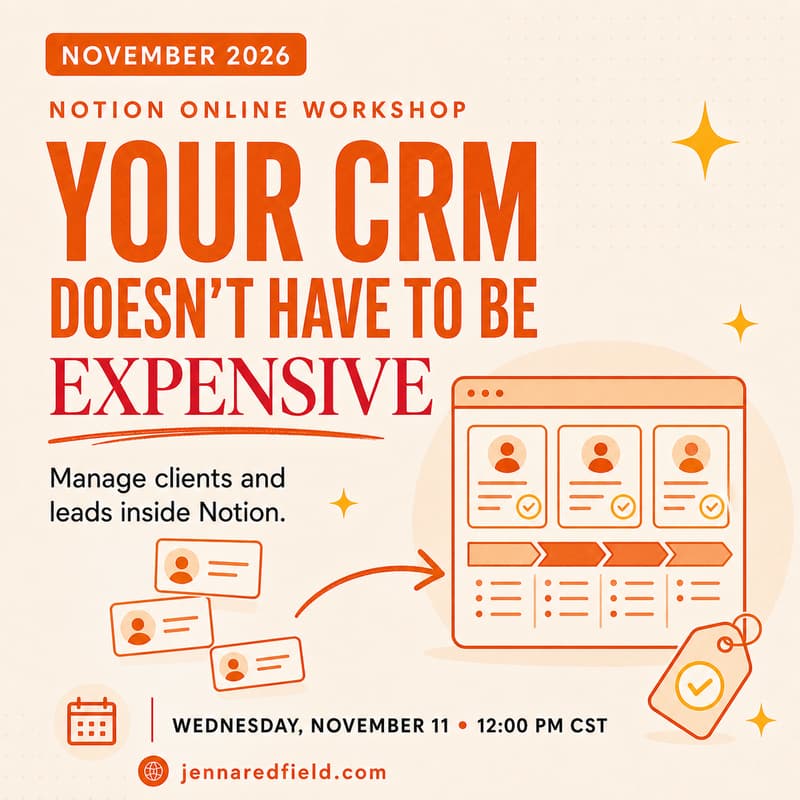 Cover Image for Your CRM Doesn't Have to be Expensive: Manage Clients & Leads inside Notion