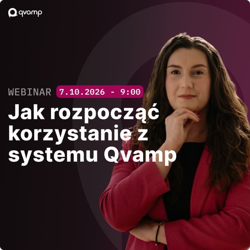 Cover Image for Webinar - Jak rozpocząć korzystanie z systemu Qvamp