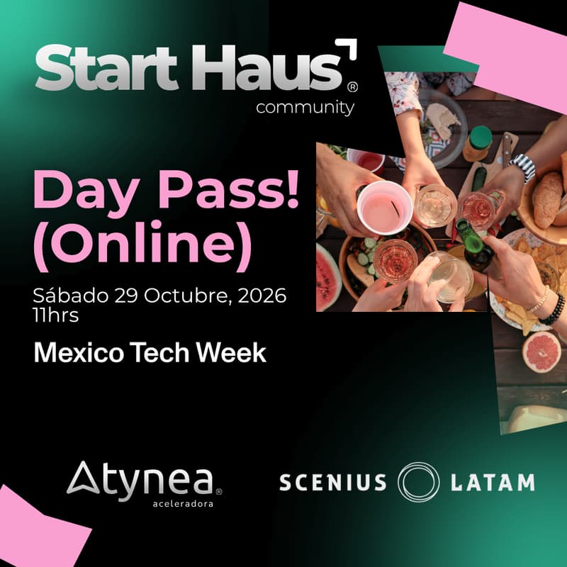 Cover Image for 💥 StartHaus Day Pass! (Online)