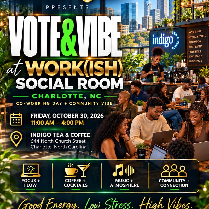 Cover Image for Vote & Vibe @ Work(ish) Social Room
