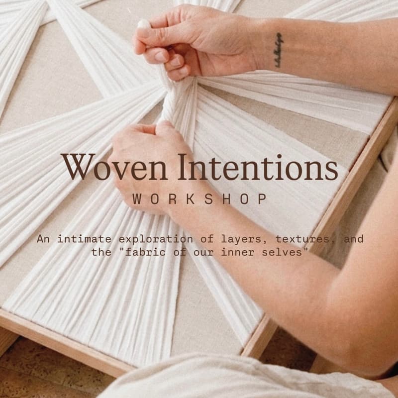 Cover Image for Mindful Art Workshop: Woven Intentions