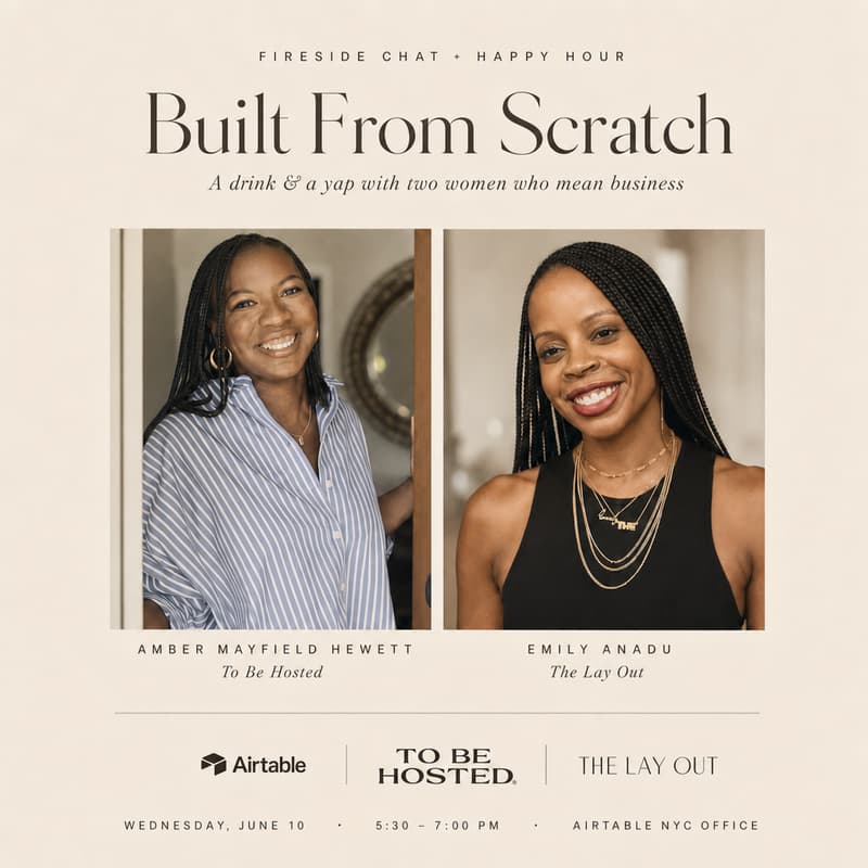 Cover Image for Built From Scratch: A Drink & A Yap with Two Women Who Mean Business