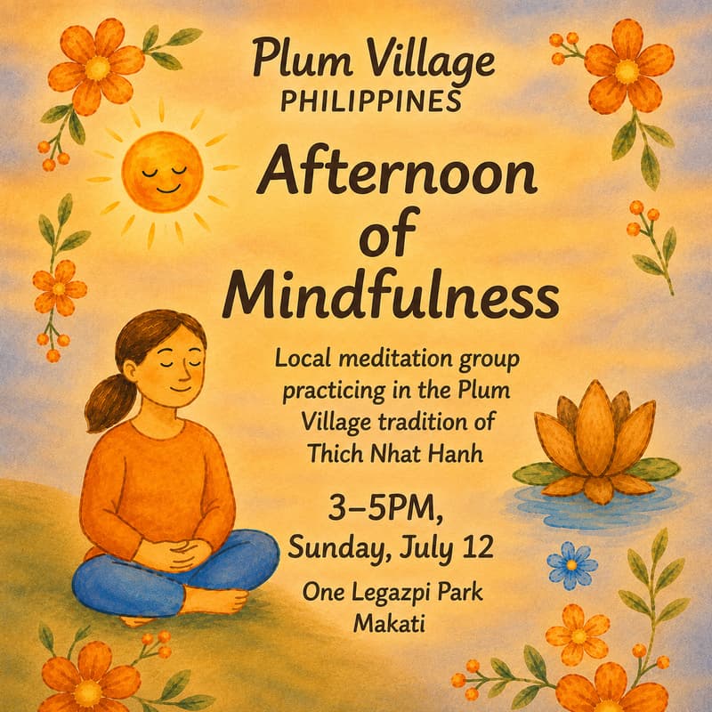 Cover Image for Afternoon of Mindfulness Meditation Makati