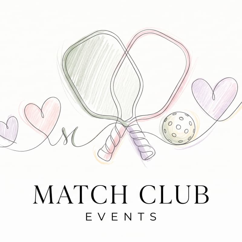 Cover Image for The Match Club: Pickleball Singles Mixer @ Sunnyvale 🥒 🎾🥂 (Straight, Ages 25-40)