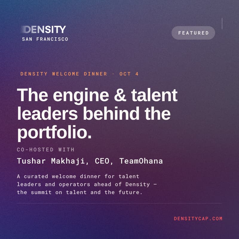 Cover Image for Density Welcome Dinner