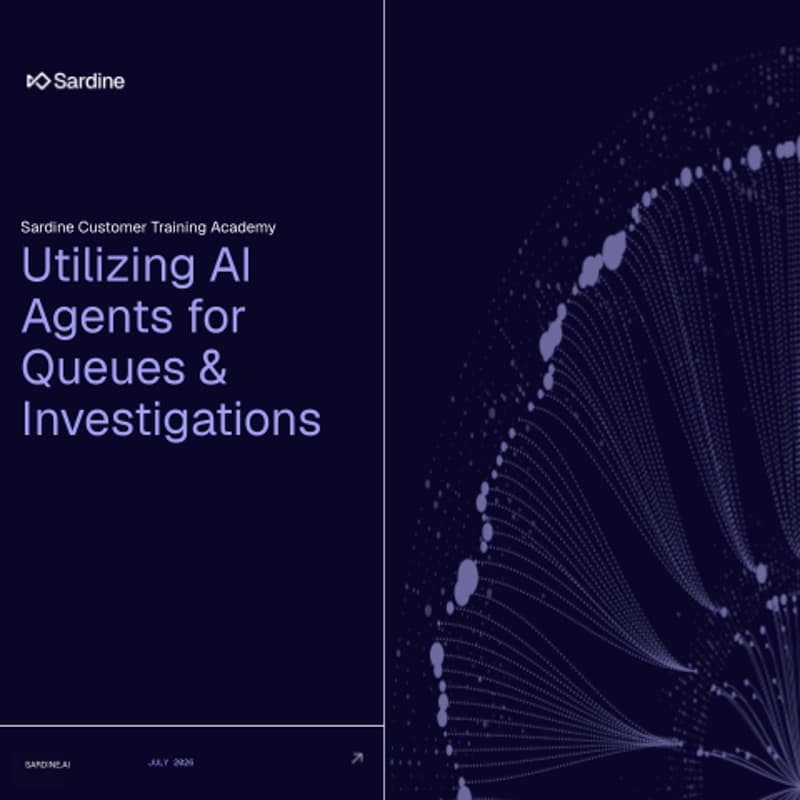 Cover Image for Sardine Customer Training Academy: Utilizing AI Agents for Queues & Investigations