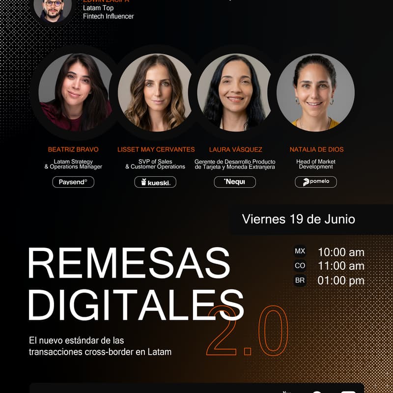 Cover Image for 🌎 Remesas digitales 2.0: El nuevo estándar de las transacciones cross-border en Latam