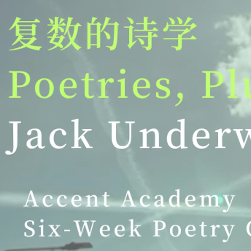 Cover Image for Poetries, plural I Six-Week Poetry Workshop with Jack Underwood