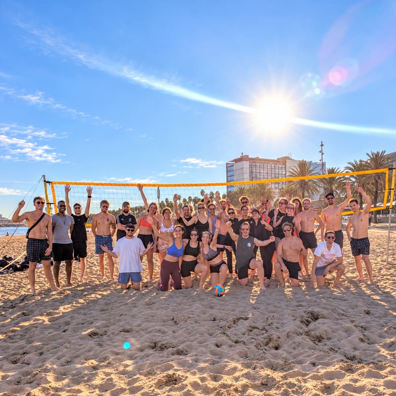 Cover Image for SEA, NETS & SUN ✧ Beach Volley Social Tournament, Beginner-Friendly!