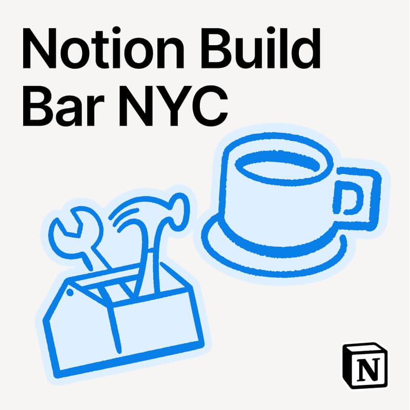Cover Image for Notion Build Bar NYC