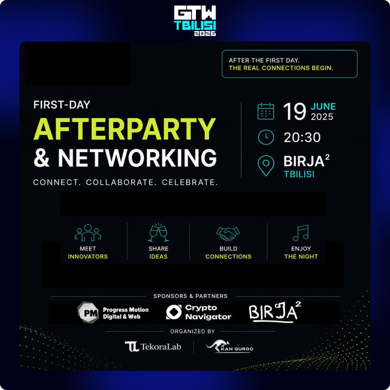 Cover Image for First-day afterparty & networking