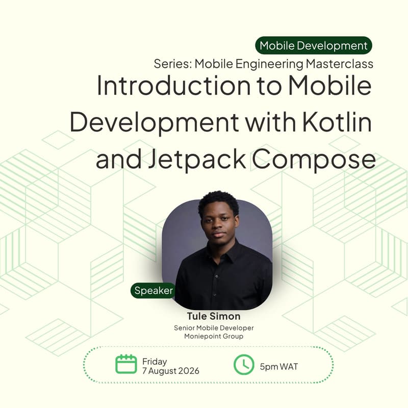 Cover Image for Introduction to Mobile Development with Kotlin and Jetpack Compose | Tule Simon