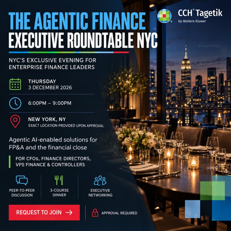 Cover Image for The Agentic Finance Executive Roundtable NYC