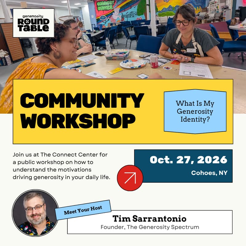 Cover Image for What's Your Generosity Identity? Community Workshop