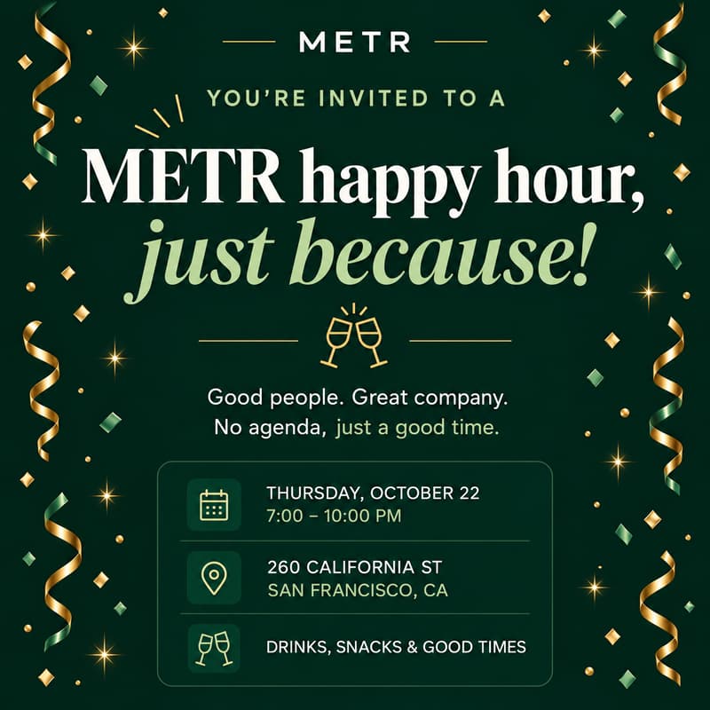 Cover Image for METR Happy hour