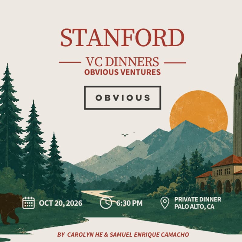 Cover Image for Obvious Ventures x UCV Private Dinner