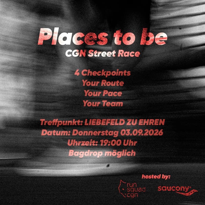 Cover Image for Places To Be presented by RSC x Saucony