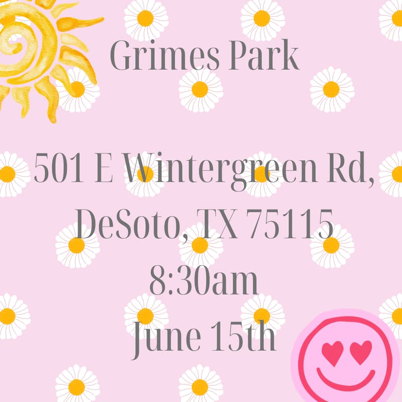Cover Image for June 15th: Mom Walks - South DFW: Walk & Play: Grimes Park DeSoto