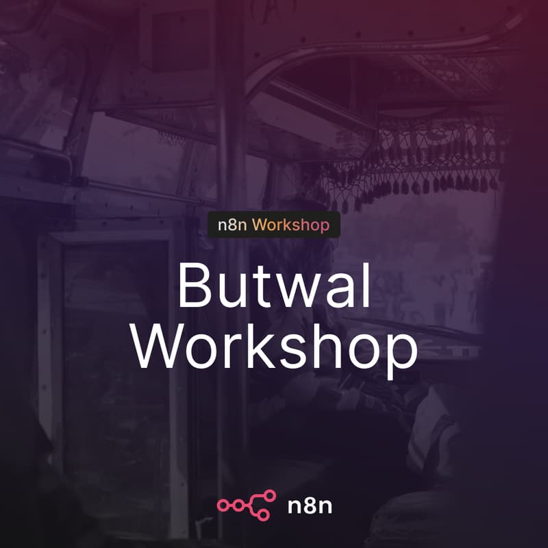 Cover Image for n8n Meetup Butwal: AI Agents 101