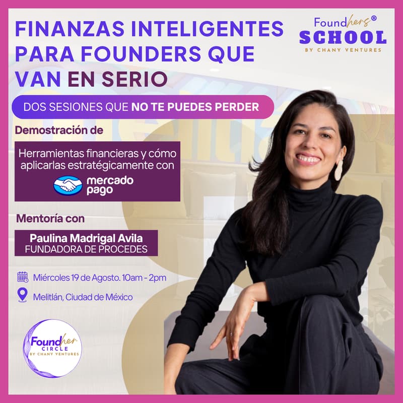 Cover Image for Mercado Pago × FoundHer Circle — Finanzas inteligentes para founders que van en serio