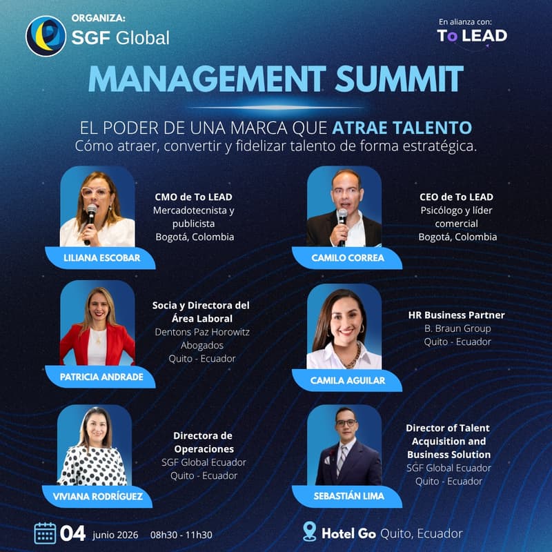 Cover Image for MANAGEMENT SUMMIT El poder de una marca que atrae talento: Cómo atraer, convertir y fidelizar talento de forma estratégica.