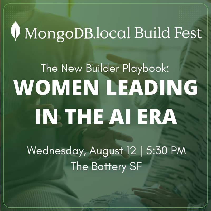 Cover Image for The New Builder Playbook: Women Leading in the AI Era | .local SF Build Fest Week