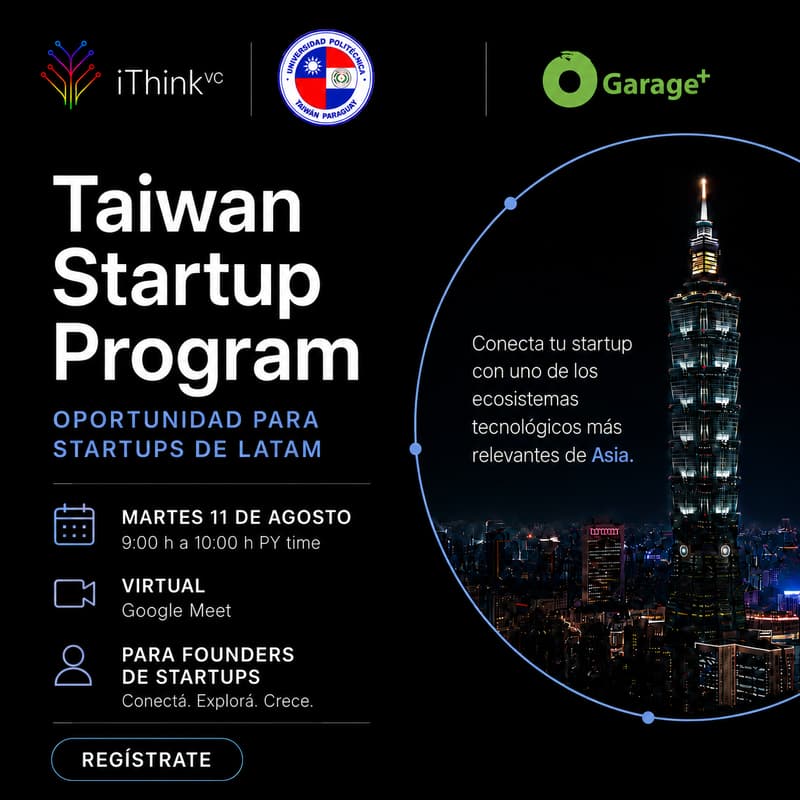 Cover Image for Taiwan Startup Program: Oportunidades para Startups de LatAm