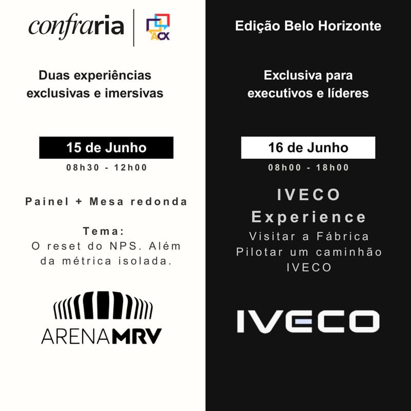 Cover Image for Confraria | ACX | Ed. Belo Horizonte - Arena MRV & IVECO Experience