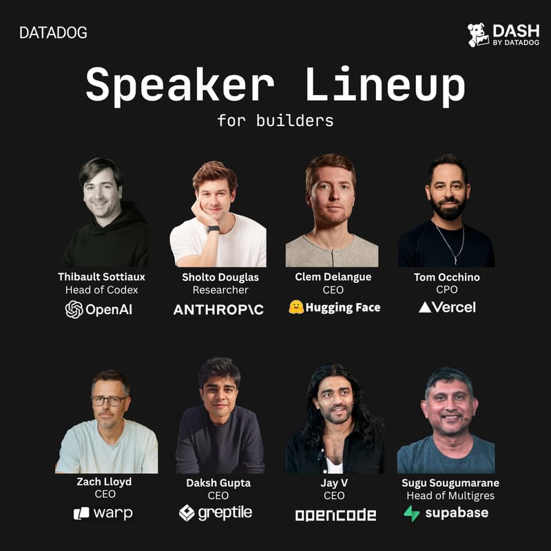 Cover Image for DASH 2026: Builder Track