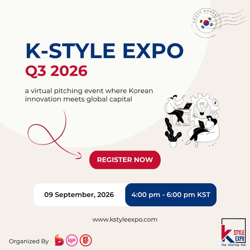 Cover Image for 🚀 K-Style Expo Q3 2026: K-Lifestyle Innovation & Global Investor Pitching