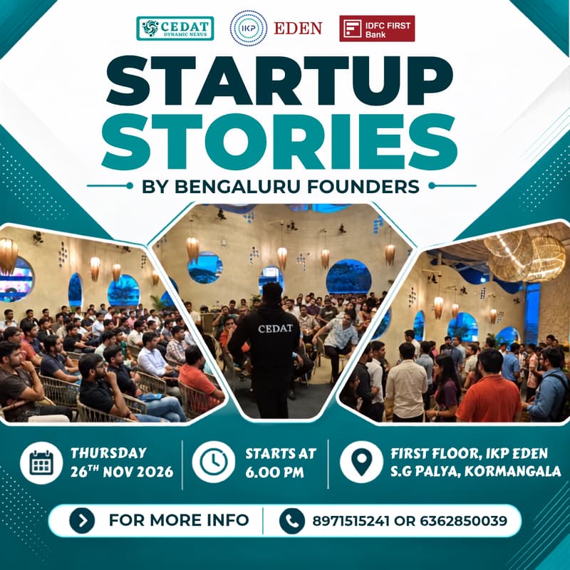 Cover Image for Startup Stories by Bengaluru Founders