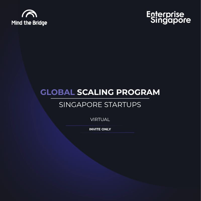 Cover Image for Global Scaling Program for Singapore Startups by Mind the Bridge (Info Session)