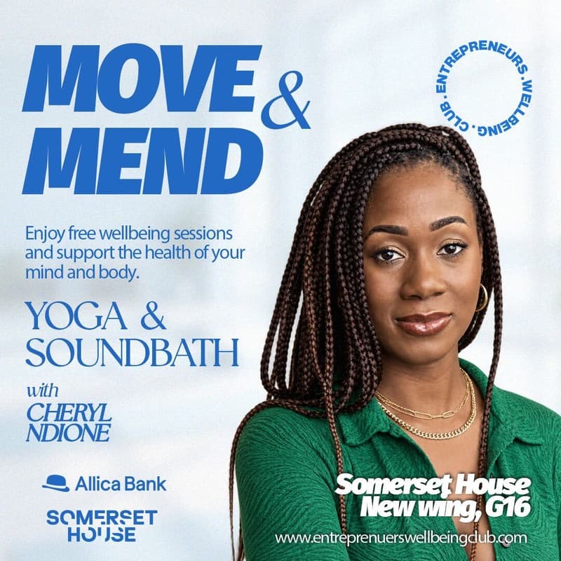 Cover Image for Move & Mend - Yoga & Sound Bath with Jason DaPonte and Cheryl Ndione