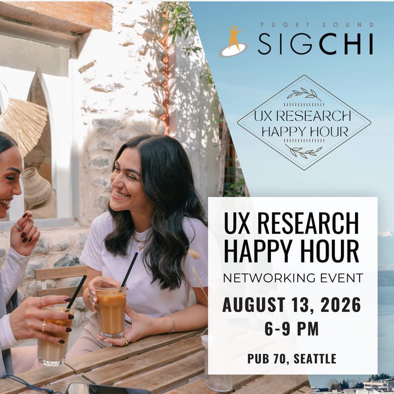 Cover Image for Seattle UX Research Happy Hour Networking Event