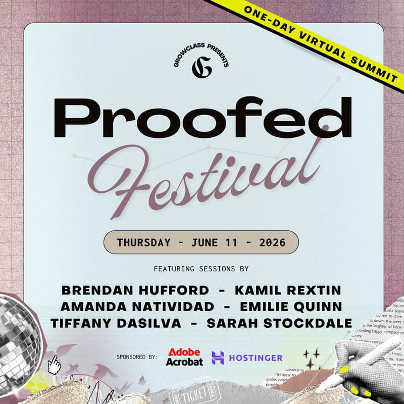 Cover Image for Proofed: A One-Day Growclass Marketing Summit