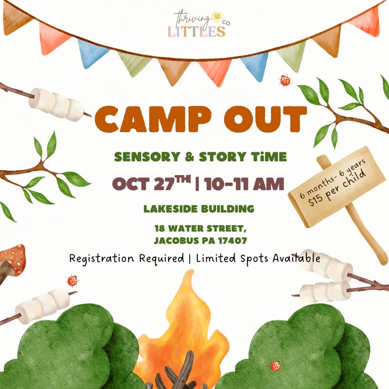 Cover Image for Camping Theme Story & Sensory Time
