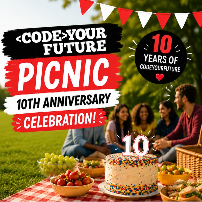 Cover Image for CodeYourFuture - 10th Anniversary Celebration - London Community Picnic
