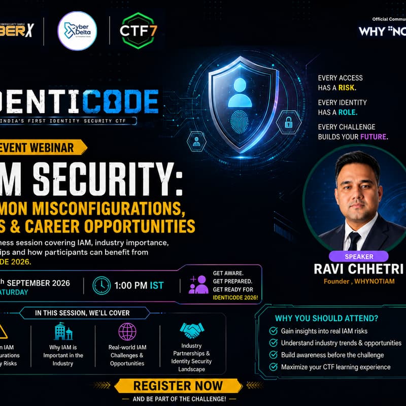 Cover Image for IAM Security: Common Misconfigurations, Risks & Career Opportunities