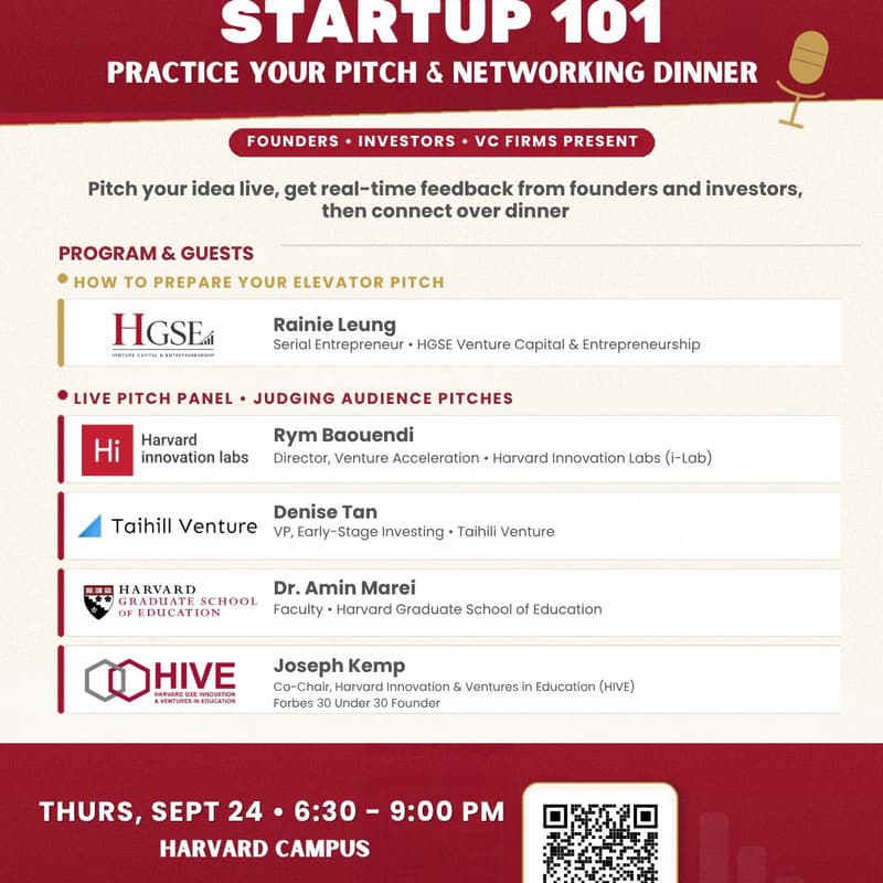 Cover Image for Startup 101: Practice Your Pitch & Networking Night