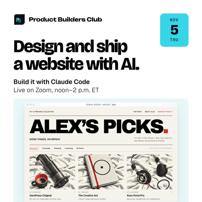Cover Image for Design and Ship a Website with Claude Code