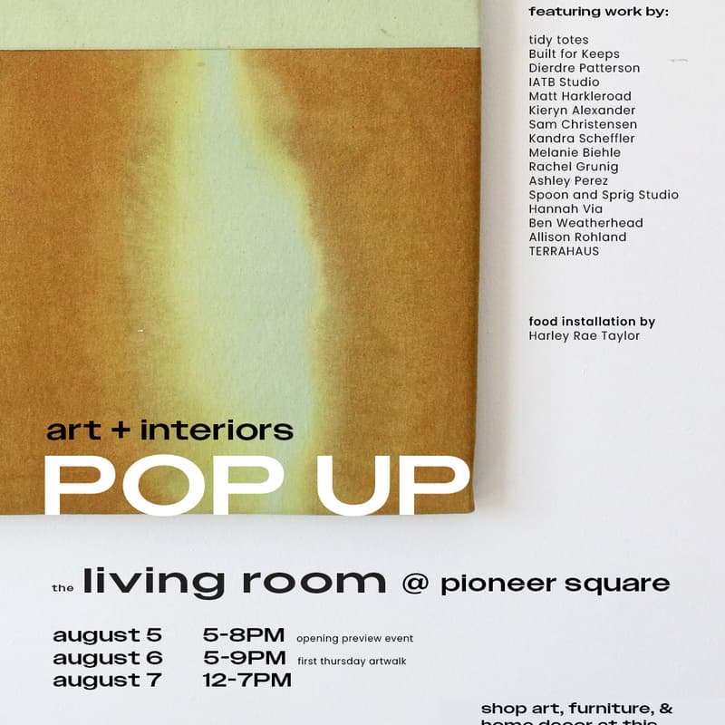 Cover Image for the living room @ pioneer square: opening preview
