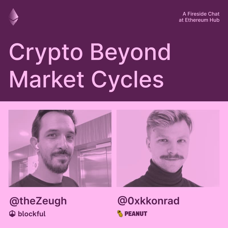 Cover Image for Crypto Beyond Market Cycles: Peanut <> blockful Fireside Chat