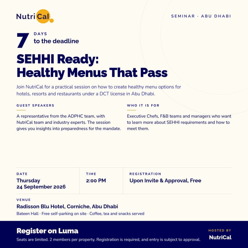 Cover Image for SEHHI In Hotels & Resorts Seminar Hosted by NutriCal