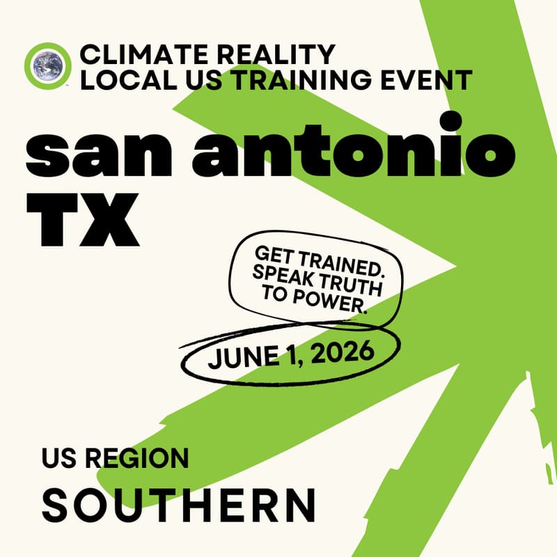 Cover Image for San Antonio, TX - Climate Reality Local Training Event