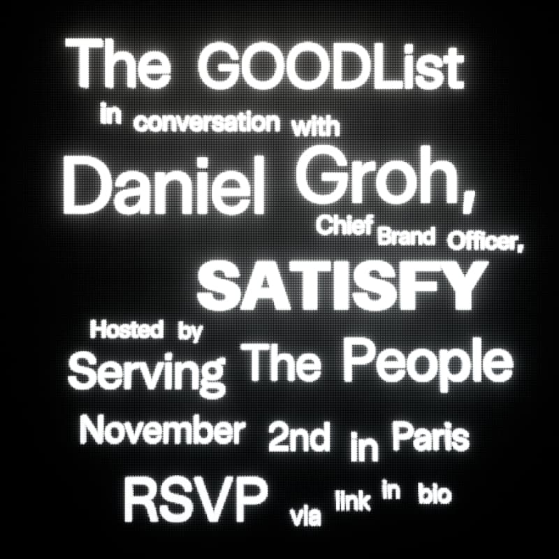 Cover Image for The GOODList × Serving the People: In Conversation with Daniel Groh