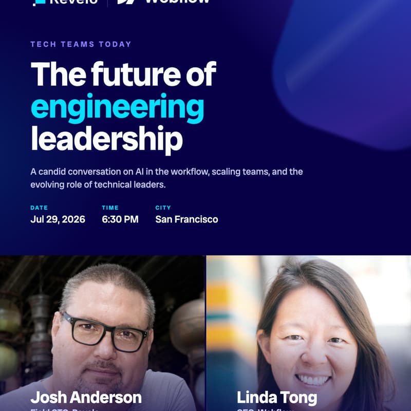 Cover Image for Tech Teams Today Fireside Chat with Webflow CEO, Linda Tong - San Francisco