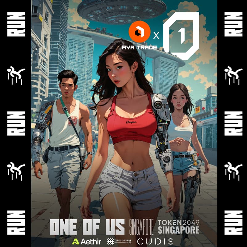 Cover Image for ONE OF US Run & Coffee // Aya, Cudis, 071Labs, & Aethir
