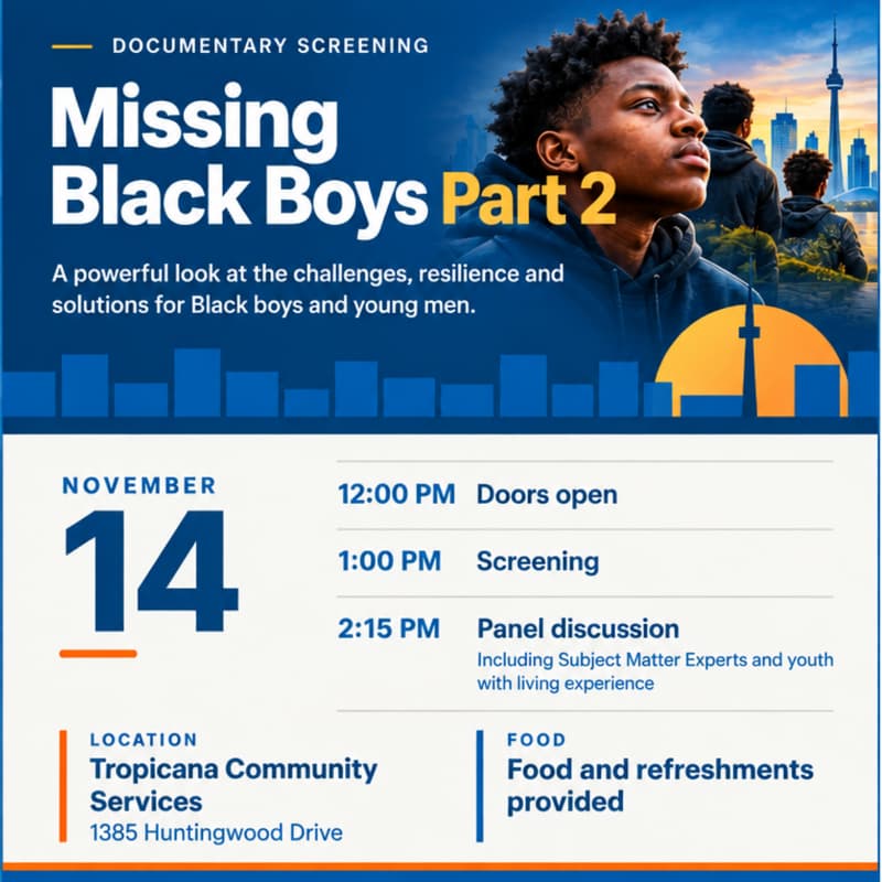 Cover Image for Missing Black Boys Part 2 - Screening and discussion