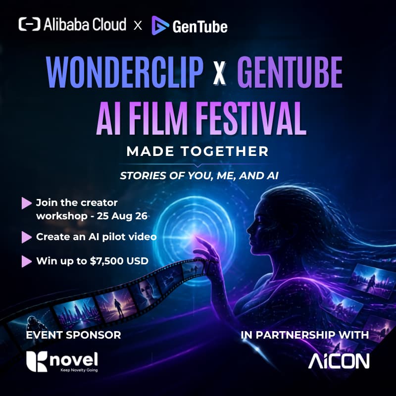 Cover Image for WonderClip x GenTube AI Film Festival